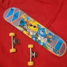 VTG WORLD INDUSTRIES SKATEBOARD Flameboy Wet Willy miami vice Deck Trucks Wheels