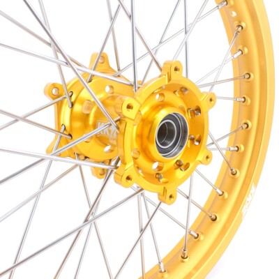 1996-2008 Suzuki RM250 RM125 KKE 21/19 Gold Rims Wheels Set for