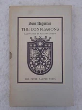 Saint Augustine THE CONFESSIONS Valenti Angelo Peter Pauper Press in Slipcase