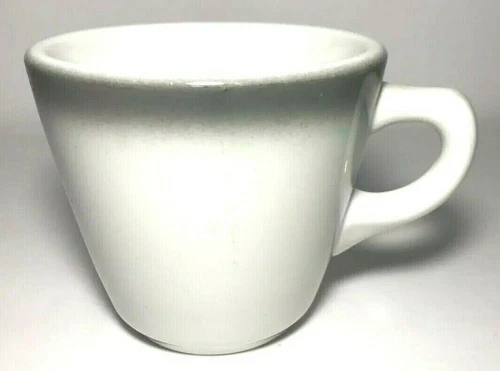 Vintage Shenango Restaurant Ware Ceramic Coffee Diner Mug Teacup Gray Fade Ombre