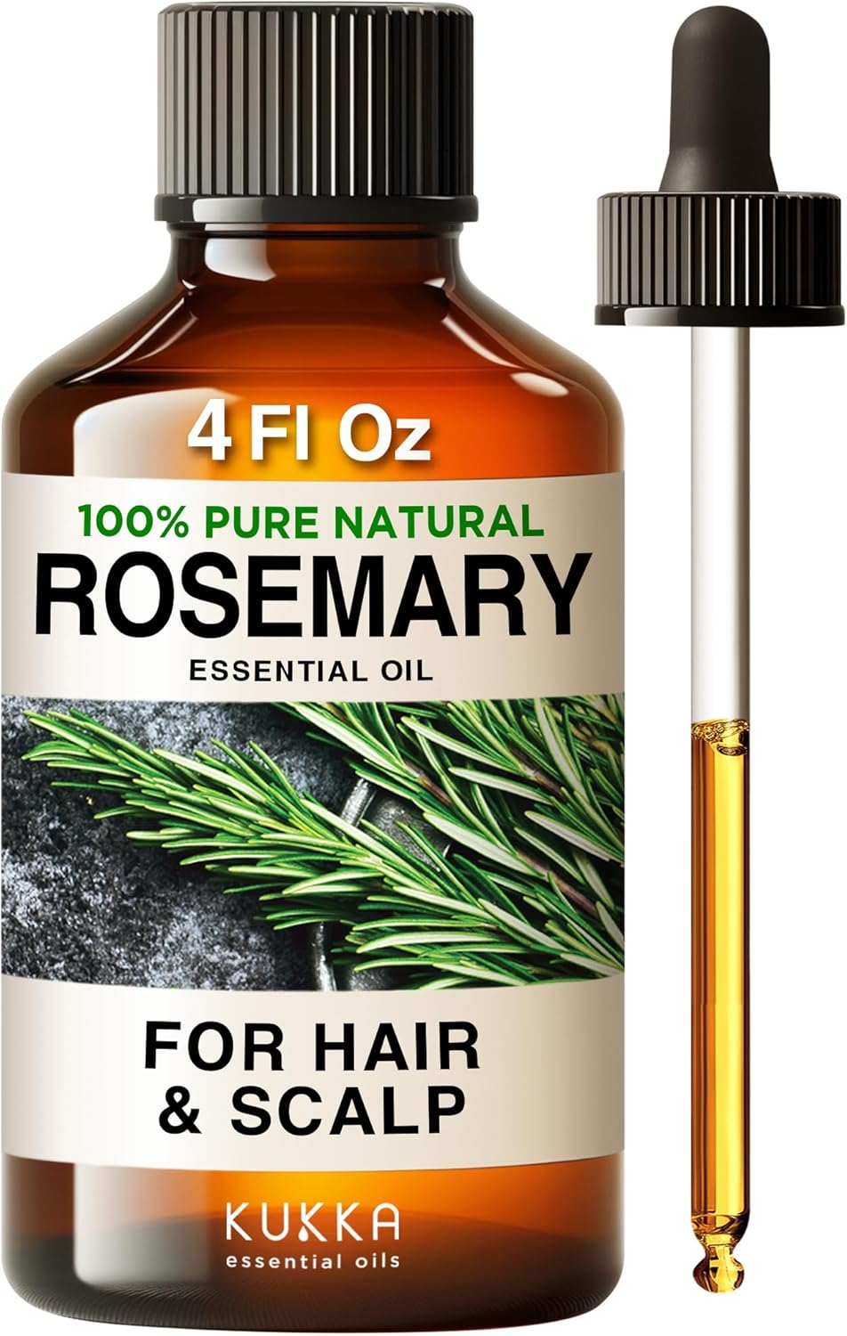 Rosemary Oil for Hair - 100% Natural Rosemary Hair Oil Rosemary Essential Oils