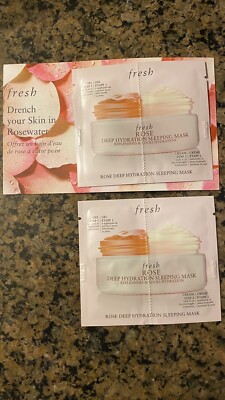 Fresh Rose Deep Hydration Sleeping Mask (gel and cream duo)