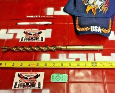 HILTI BIT SDS MAX 7/8'' X 13-1/2'' PREOWNED, FREE EXTRAS, STRONG, FAST SHIPPING