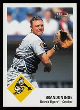 2003 Fleer Tradition Brandon Inge #372 Detroit Tigers Baseball Card