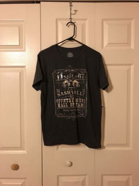 Country Music Hall Of Fame & Museum Nashville Gray Graphic T-Shirt ...