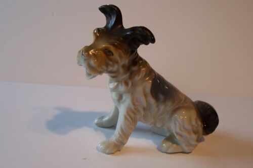 Figurine Vintage Scottish Terrier Dog fabriquée au Japon - Photo 1 sur 4