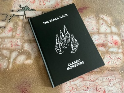 The BLACK HACK CLASSIC MONSTERS by Peter Regan Old-School Roleplaying OSR rpg HC
