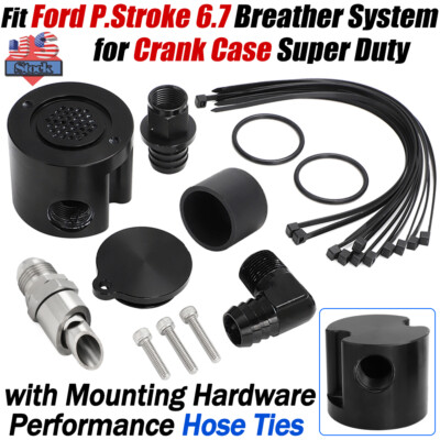6.7 Crank Case Breather System Kit For Ford 6.7L Diesel Super Duty - FREE POWER