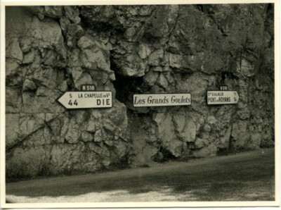 Frankreich Drome Les Grands Goulets 20 alte Amateurfotos 1962