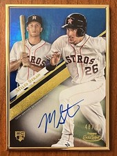 2019 Topps Gold Label Myles Straw Framed Autograph Rookie 48/50 #GLA-MS