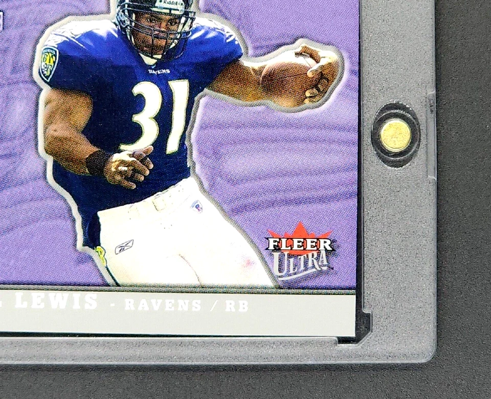 2005 Fleer Ultra TD Kings Silver GU Jersey #TK/JL Jamal Lewis /99 Game Used Card - Image 4 of 4