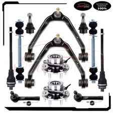 For 00-06 Chevrolet Tahoe 12Pcs Front Wheel Bearning Hub Control Arm Ball Joint