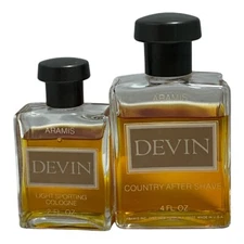 Aramis Devin Light Sporting Cologne 2oz. - Country After Shave 4fl.oz. LOOK PICS
