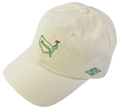 2021 MASTERS 1934 Collection CORE LOGO (IVORY) SLOUCH Golf HAT from AUGUSTA