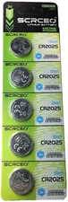 CR2025 5PK 3V LITHIUM (GREAT EXP 12/29) DL2025 ECR2025 280-205 FREE SHIPPING