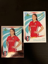 Alexa Spaanstra rookie card SILVER FOIL + base 2023 NWSL Parkside Vol 1 RC
