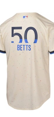 NWT Mookie Betts Dodgers Nike Vapor City Connect Jersey Size Youth
