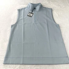 Hickey Freeman Golf Sleeveless Polo Shirt Athletic Pullover Top Medium
