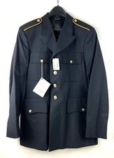 New US Army ASU Service Uniform Dress Blue Coat Jacket Men's Size 40R 40 Regular