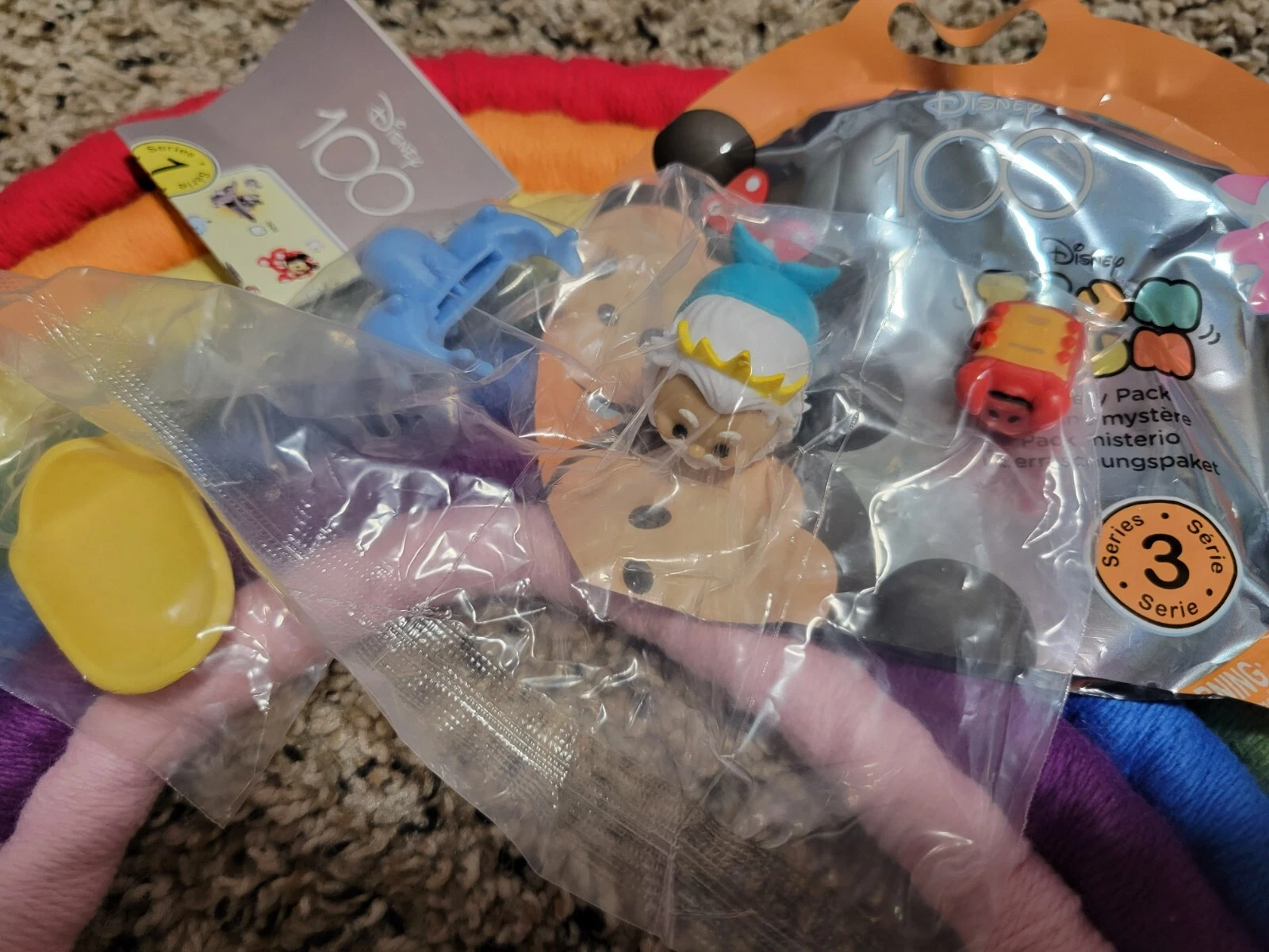  100 anos de maravilha tsums pacote mistério figuras série 3&4&5 aberto 