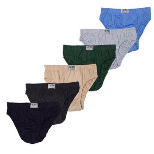 Ultra Dynamic Men Bikini Briefs Trunk Underwear Boxer 100% Cotton S-2XL - Picture 1 of 12