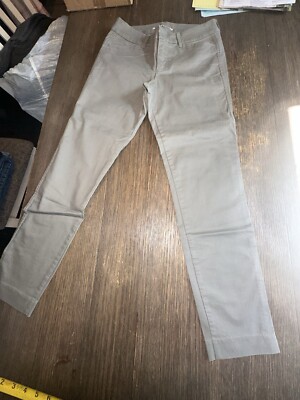 Old Navy Womens Gray Pixie Mid Rise Straight Leg Dress Pants Size 0