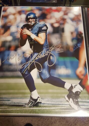 Matt Hasselbeck Signed 16x20 Photo Seattle Seahawks  - Picture 1 of 1