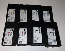 HP Genuine 952 xl Empty Ink Cartridges Cyan Black Magenta Yellow LOT OF 8