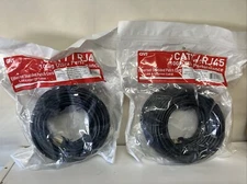 (2) Lot 75FT Cat7/RJ45 Ethernet Patch Network LAN Shielded Internet Cable 10Gbps