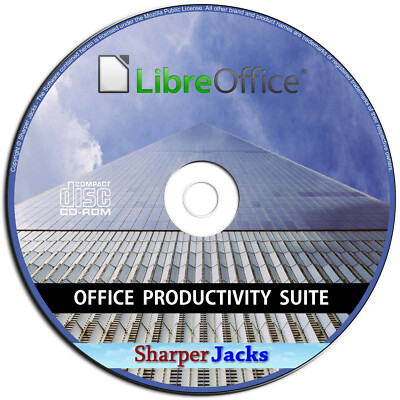 NEW & Fast Ship! Libre Office Suite - Word Processor / Spreadsheet Software PC