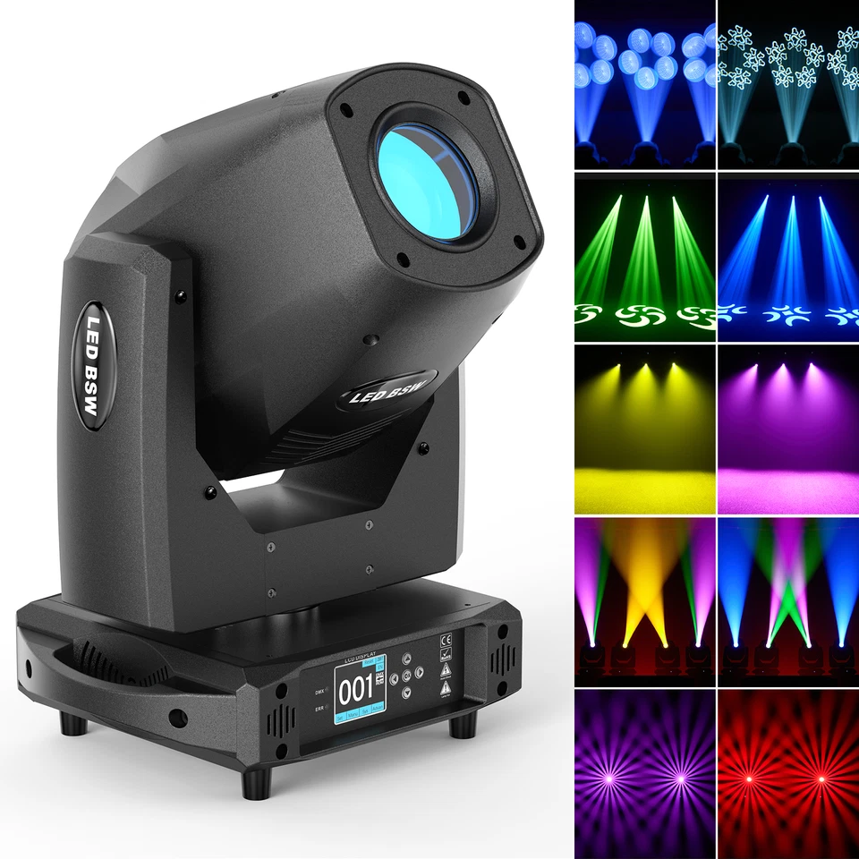 U`King 400W LED Moving Head Light GOBO Beam Wash Stage Lighting DJ Party Show - Image 3 of 4