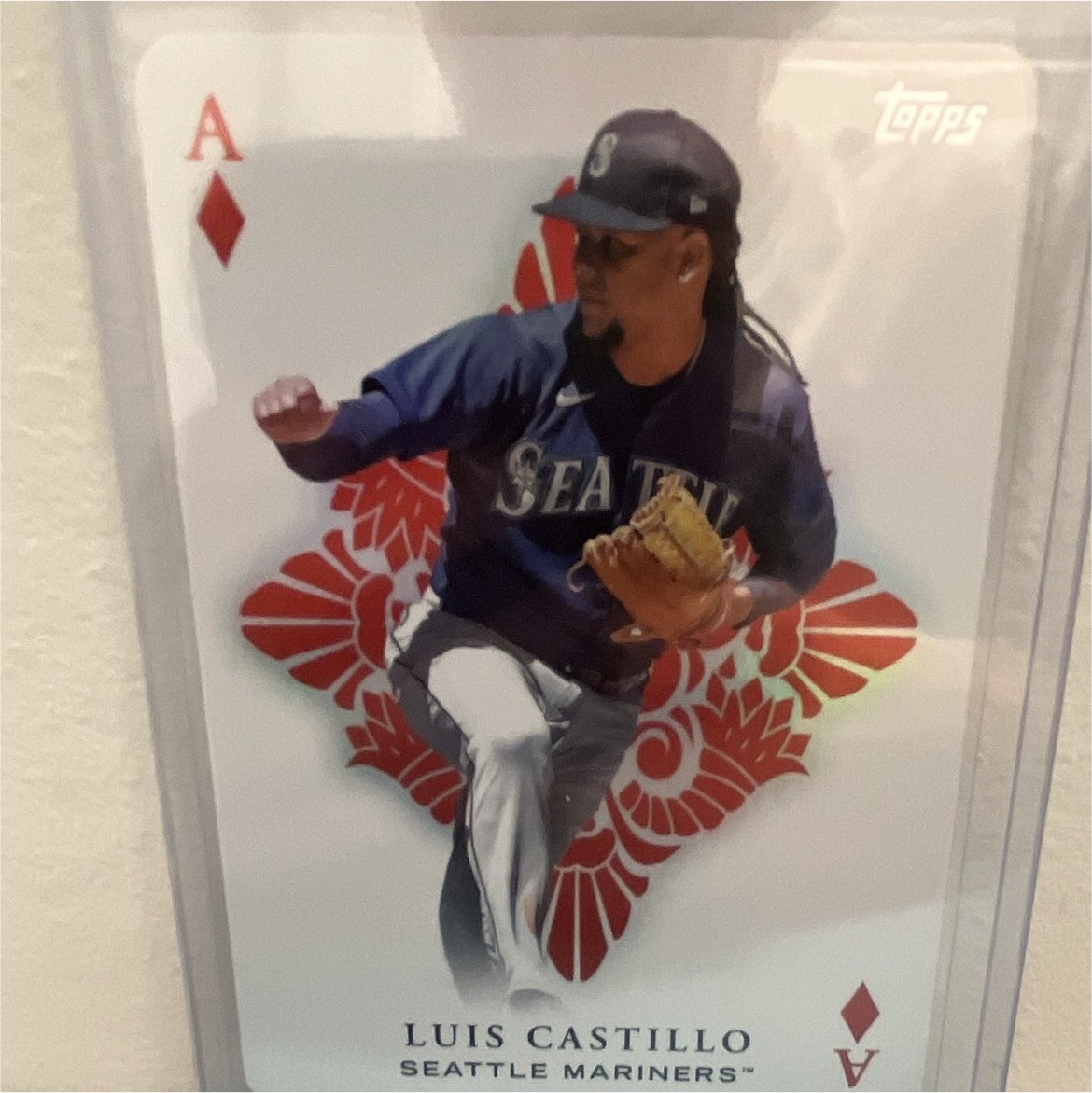 Topps 2023 Series 1 All Aces Insert Luis Castillo AA-23 Seattle Mariners