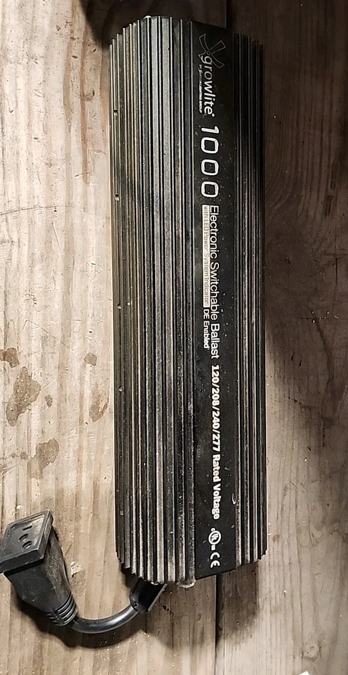 Growlite 1000 Watt Electronic Switchable Ballast DE Enabled 120/208/240/277 Volt - Image 2 of 4