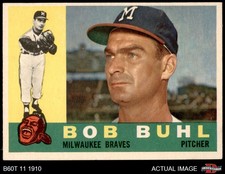 1960 Topps #374 Bob Buhl Braves 7 - NM