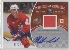 2010 World of Sports All-Sport Apparel 21/25 Dale Hawerchuk #ASA-37 Auto HOF a1h