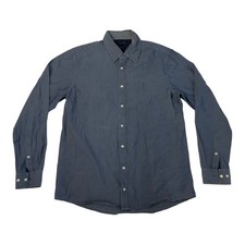 Tommy Hilfiger Blue Long Sleeve Shirt - XLarge Slim Fit