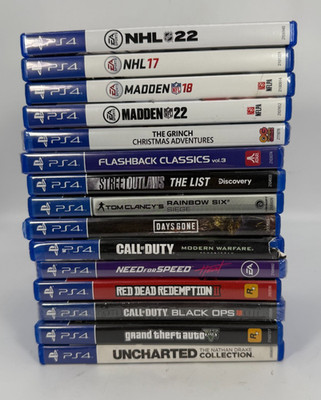 Sony PlayStation 4 Massive Game Bundle 15 Popular Games