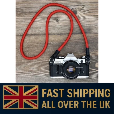 Adjustable Camera Nylon Long Lanyard Camera Neck Strap Shoulder Strap Sling Clip - Image 1 of 4