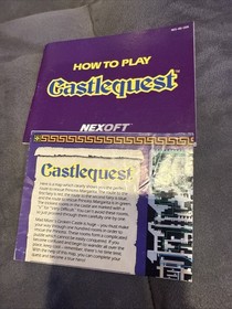 Castlequest (Nintendo Entertainment System NES Game Map & Manual Tested 🔥🔥🔥🔥