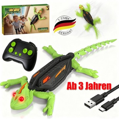 Wall Crawler Gecko Fernbedienung Eidechse LED Roboter Der an Wänden Und Decken