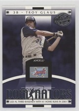 2001 Donruss Class Of 2001 Dominators Troy Glaus #DM-29 15fy