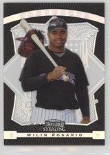 2009 Bowman Sterling Prospects Black Refractor 5/25 Wilin Rosario #BSP-WR 0af