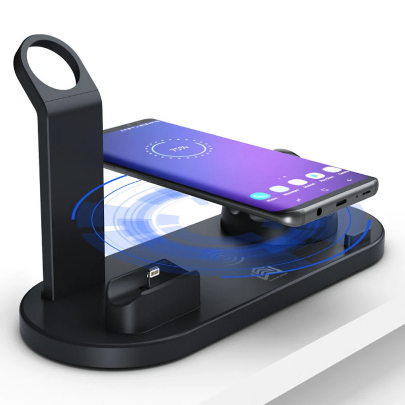 Wireless Charger Dock – 4-in-1 Charging Stand for iPhone, Apple Watch & AirPods - Image 4 of 4