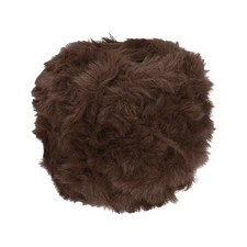 70yds Faux Fur Yarn, Fuzzy Yarn Crochet Fluffy Yarn Soft, Coffee Brown