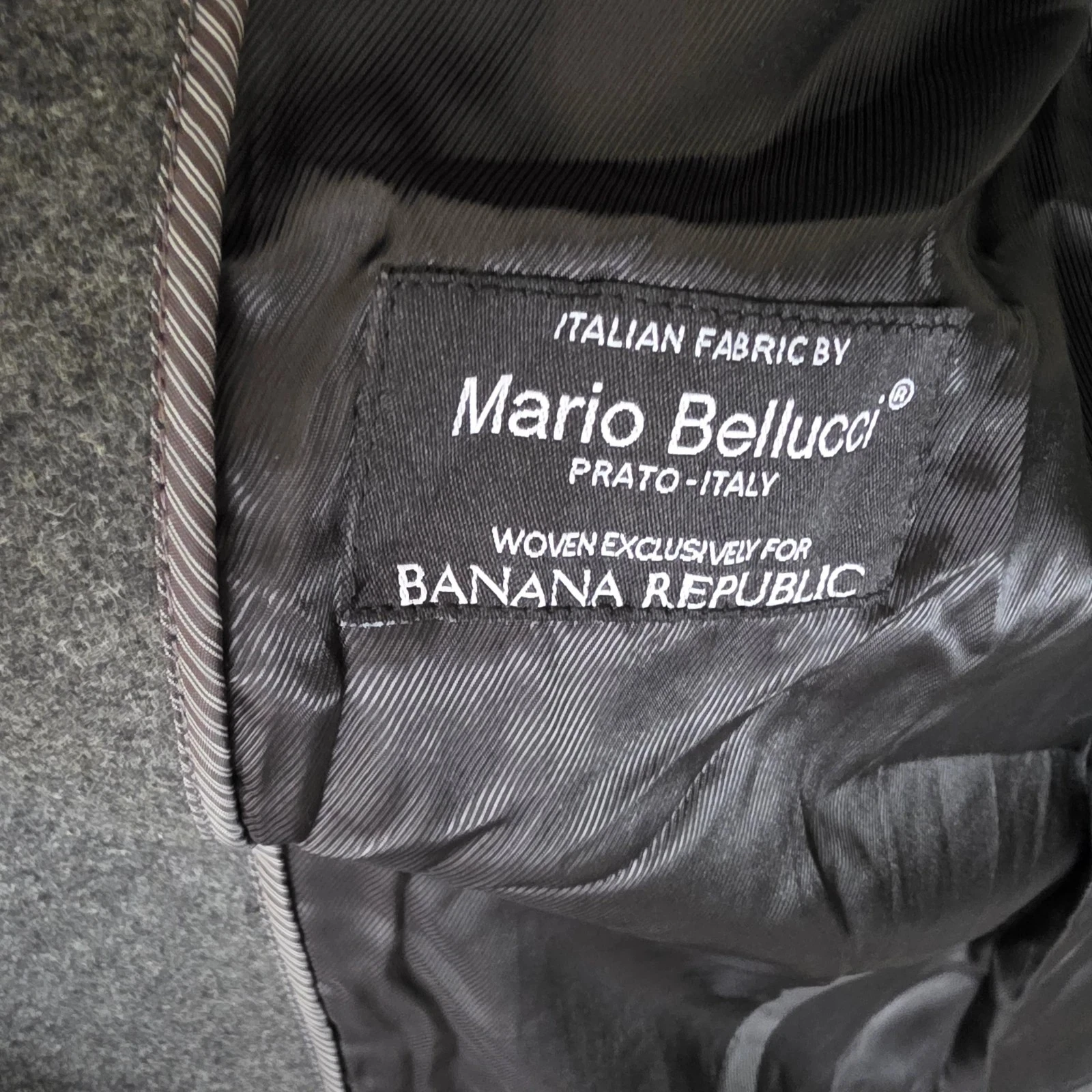 New Banana Republic Mario Bellucci Car Coat Overcoat Medium 38r Wool Blend image 10