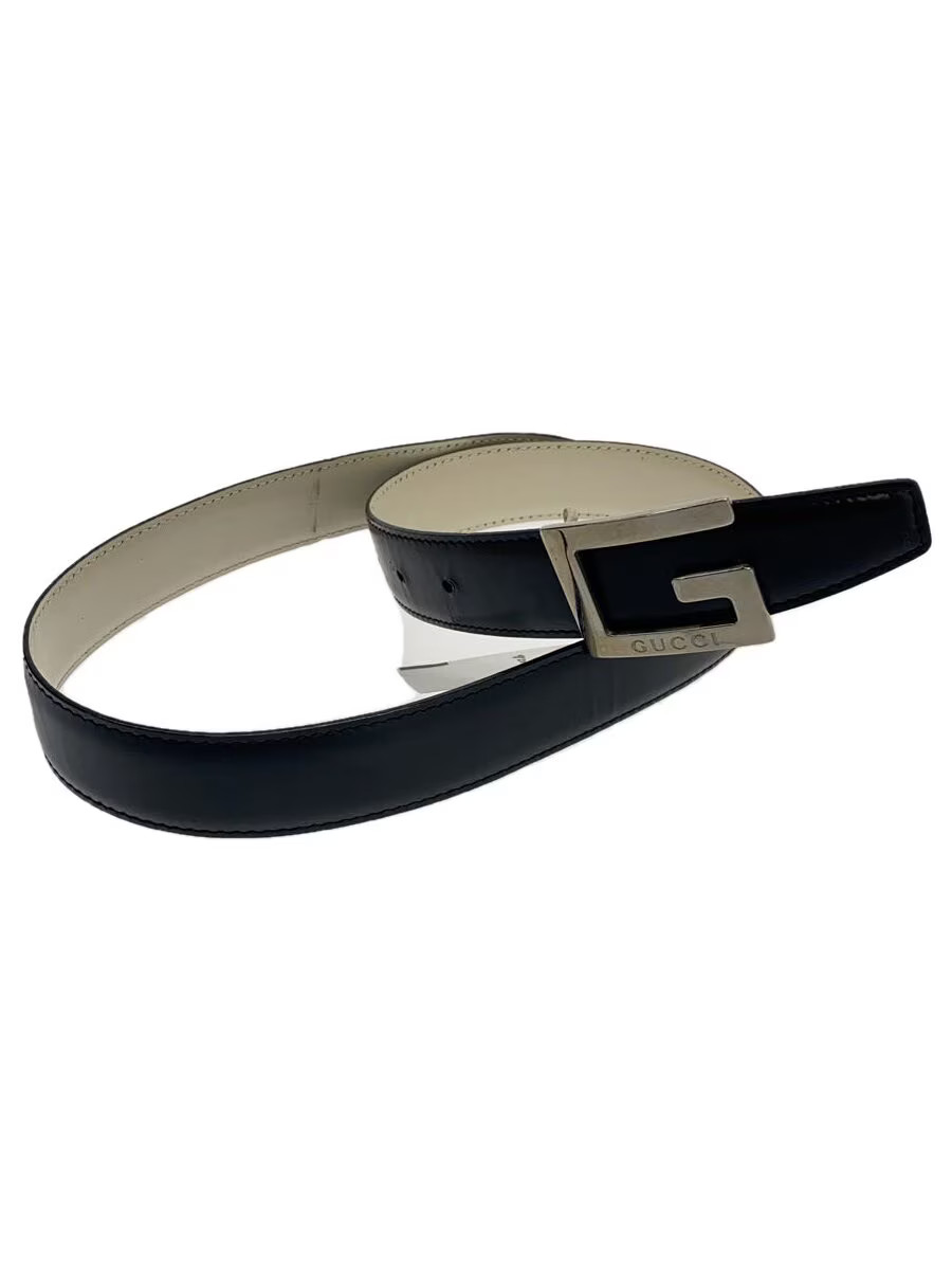 GUCCI Black Leather Belt for Men