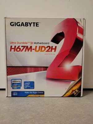GIGABYTE Ultra Durable 3 Motherboard H67m-UD2H mit Verpackung