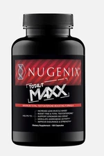 Nugenix Total-T Maxx - Maximum Total Testosterone Booster for Men, 120 EXP07/27.
