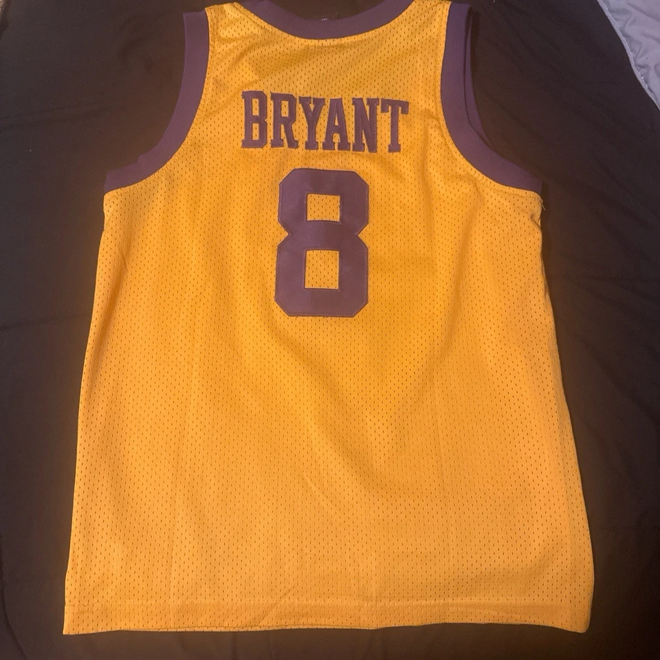 Camiseta deportiva vintage Nike Rewind KOBE BRYANT #8 Los Angeles LA Lakers juvenil grande Foto 2 de 4