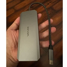 4K Laptop Docking Station USB C Hub Dual HDMI VGA RJ45 SD Reader Triple Display